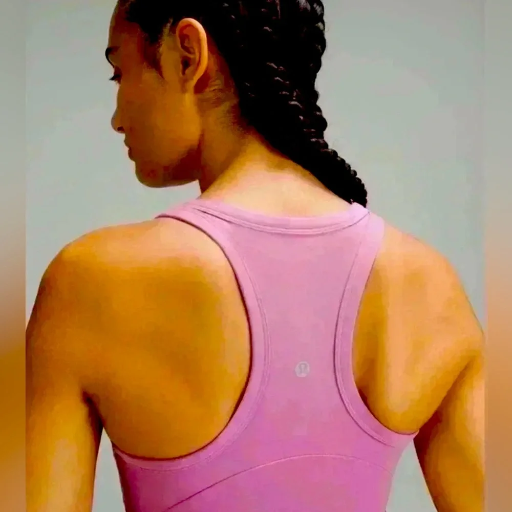 Lululemon Align Waist Length Racerback. New With Tags. Washed Mauve. Size 10. - Picture 2 of 6